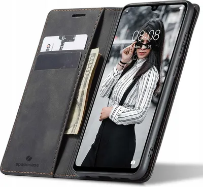 Immagine prodotto di Custodia per telefono con patta SPACECASE Wallet per Huawei P30 Lite Nero