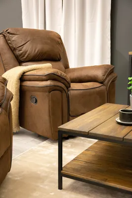 Image de Venture Home Chaise d'accentuation Saranda Marron