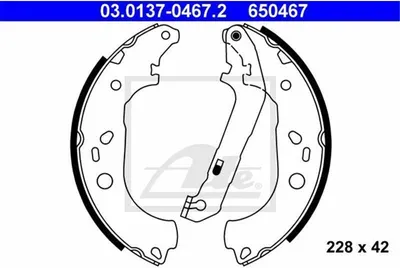 Zdjęcie produktu dla Szczęki Hamulcowe Ford Focus 1,4 04-11