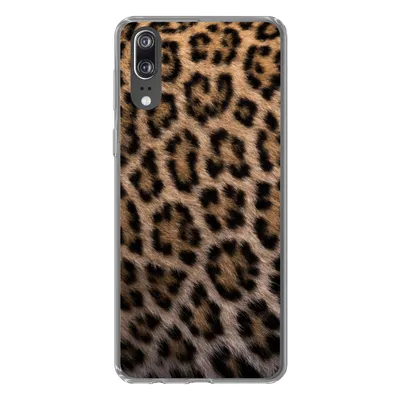 Produktbild von MuchoWow® Handyhülle Schutzhülle Hülle für Huawei P20 Panther Druck Silikon Softcase Handy Hülle - Hardcover