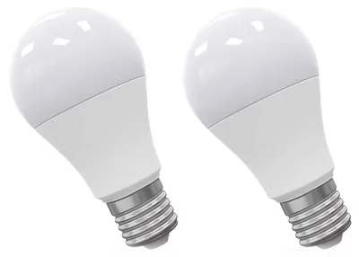 Productafbeelding van Spectrum LED Peerlamp A60 E27 Mat - 11W 1050lm 4000K - Neutraalwit Dimbaar - Vervangt 75W - 2 stuks