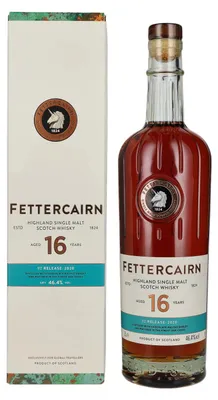 Image de Fettercairn 16 Years Old Highland Single Malt Scotch Whisky 46,4% Vol. 1l en boîte cadeau