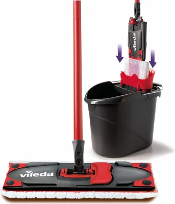 Image de Vileda Ultramax Care Kit complet Balai à franges Manche Seau PowerPresse