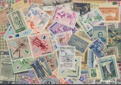 Produktbild von Briefmarken Dominikanische Republik 25 verschiedene Marken