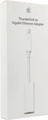 Produktbild von Apple Thunderbolt / Gigabit Ethernet, IEEE 802.3, IEEE 802.3ab, IEEE 802.3u, Weiß, OS X v10.7.4 +