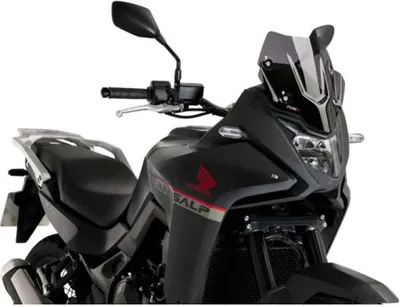 Obrázek produktu pro Tmavě kouřová sportovní obrazovka PUIG schválená ABE pro Honda transalp