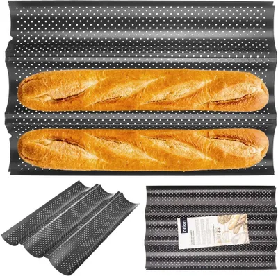 Produktbild von Orion Backblech Backform zum Backen von BAGUETTES
