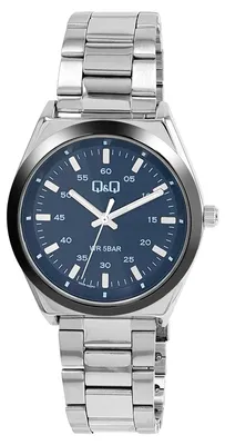Produktbild von Citizen Q&Q Herrenuhr Edelstahl 40mm Gehäuse 5 ATM wasserdicht Quarzuhrwerk