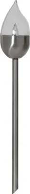 Produktbild von technik@all LED-Solar-Fackel 'Olympus', Edelstahl, 6er Set,