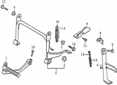 Produktbild von Rex Rexy 125 Führungsbuchse Hauptständer 125ccm 4Takt 78518 Motorroller.de links Hülse Führungshülse Arretierhülse Arretierbuchse Führungs-Buchse