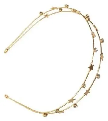 Image de Bandeau doré avec des strass - Coralico