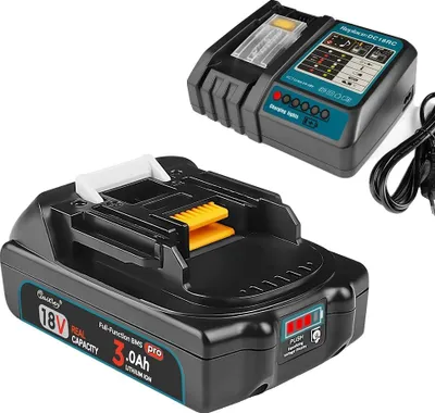 Obrázek produktu pro Akumulátorová sada, kapacita 3 Ah, kompatibilní s elektrickým nářadím, kombinovaná sada A
