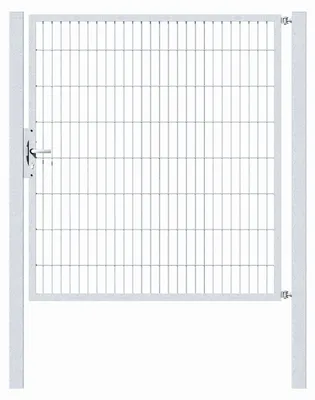 Zdjęcie produktu dla Brama pojedyncza Alberts 647384 Flexo z akcesoriami, ocynkowana ogniowo, szerokość 150 cm, wysokość 160 cm