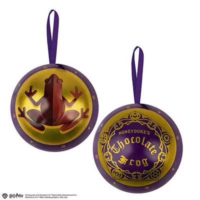 Produktbild von Harry Potter Weihnachtsschnur und Kapselnadel   Schokoladenfrosch