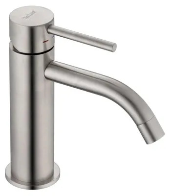 Imagen del producto de Kronenbach Lima 2.0: Grifo monomando para lavabo de acero, sin juego de desagüe