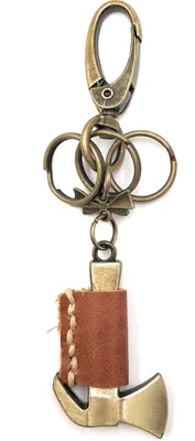 Obrázok produktu pre Onwomania Prívesok na kľúče Golden Axe Noble Metal Pendant Charm