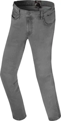Image de Jeans moto Bogotto Jokisu, gris clair, 38/32