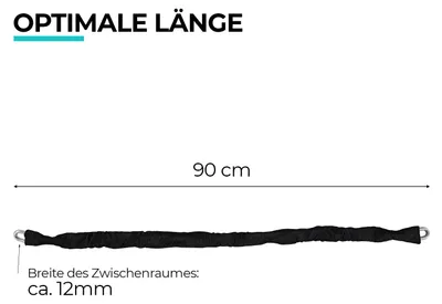 Produktbild von Kettenschloss (8 mm Ø), Länge:90 cm