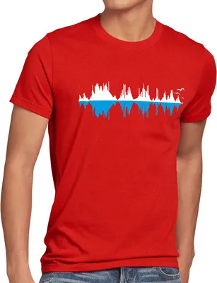 Produktbild von style3 Sheldon`s City Sound Wave Herren T-Shirt