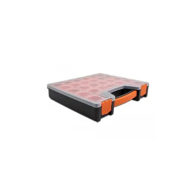 Zdjęcie produktu dla DELOCK Sortimentsbox mit 14 Fächern  orange / schwarz