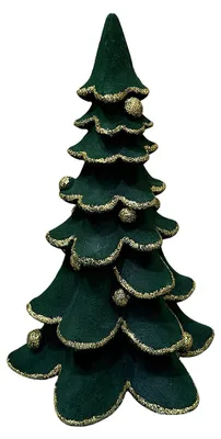 Produktbild von Clayre & Eef Weihnachtsbaum Grün Keramikmaterial
