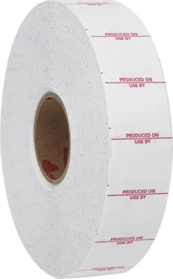 Immagine prodotto di Etichette "Manufactured On" in inglese (14000 pezzi)