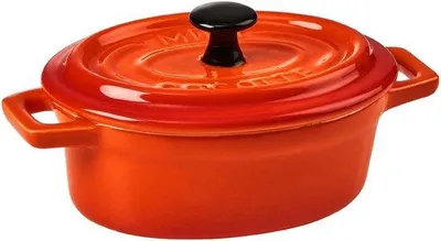 Immagine prodotto di Ciotole ovali in Vetroceramica Famanu Mini-Forno – con coperchio, resistenti al calore, ideali per soufflé e tapas