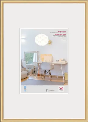 Zdjęcie produktu dla Ramka na zdjecia New Lifestyle 42x60 cm szklo akrylowe zlote