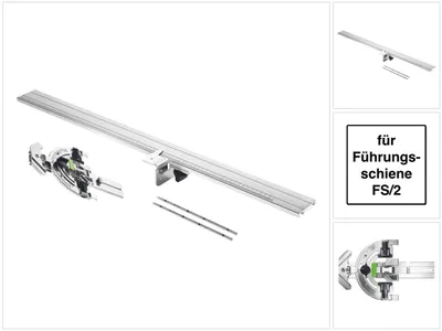 Produktbild von Festool FS-WA Winkelanschlag für Führungsschiene FS/2 60º Schnitt + Verlängerung FS-WA-VL