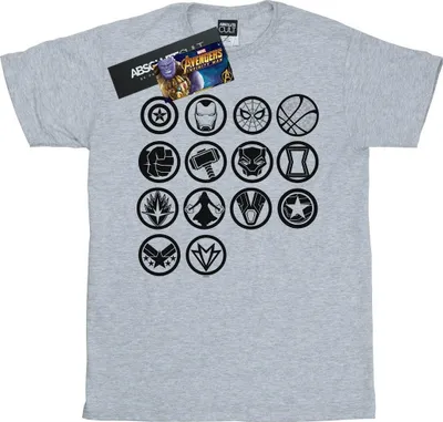 Immagine prodotto di Marvel - T-shirt da uomo "Avengers Infinity War Assemble" BI12556 (XL) (grigio)