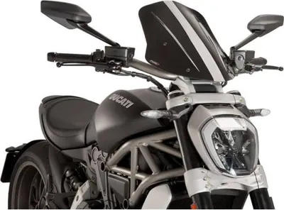 Obrázek produktu pro PUIG Naked touring screen black ABE schváleno pro Ducati