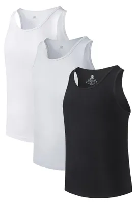 Produktbild von Herren Unterhemd aus Bambusviskose (aus Bambuszellstoff), Kurzarm, 3er-Pack