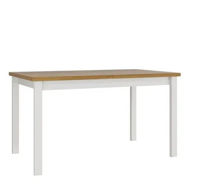 Obrázok produktu pre Rozkladací jedálenský stôl 140x80 cm ELISEK 2 - dub grandson / biely