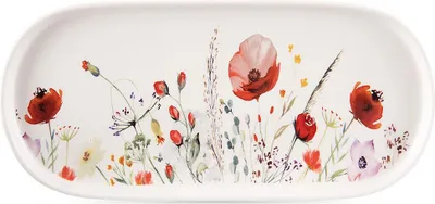 Produktbild von Porzellan-Servierplatte 25x12 cm