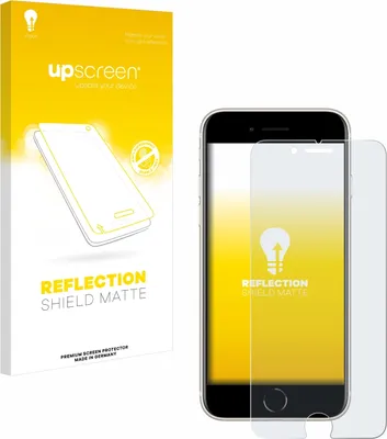 Produktbild von upscreen Schutzfolie für Apple iPhone SE 3 2022 / SE 2 2020 / 8 / 7 / 7 Red Displayschutz Displayschutzfolie Folie Matt Entspiegelungsfolie