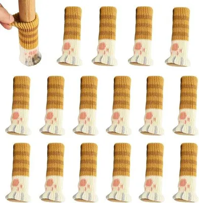 Productafbeelding van Famanu stoelpotjes - elastisch, antislip materiaal - optimale bescherming voor vloeren