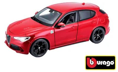 Obrázek produktu pro BBURAGO 18-21086, Model SUV, Sestavený, 1:24, Alfa Romeo Stelvio, Kov, Plast, 3 rok/roky
