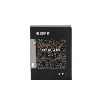 Productafbeelding van Drip it Koffie voor filterapparaat, proefverpakking, 5 x 10 gram