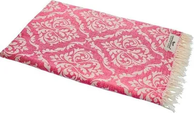 Produktbild von Hamamdoek, barokpatroon, 90 x 175 cm, zacht en absorberend, multifunctioneel Strand- und Saunatuch, barocker Stoffprint, 90 x 175 cm, weich und absorbierend