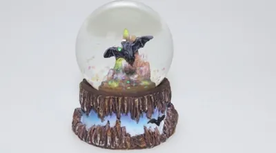 Produktbild von Glitzerkugel Fledermaus, Schneekugel Tier Tiere Schneekugeln Fledermäuse