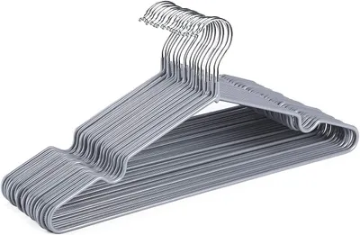 Zdjęcie produktu dla Metalowe wieszaki na ubrania, 42 cm, antypoślizgowe, 40 sztuk, do garderoby