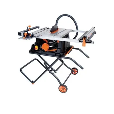 Produktbild von Evolution RAGE5-S Tischkreissäge mit Untergestell, Netzbetrieb, 1800 Watt, 255 mm Sägeblattdurchmesser