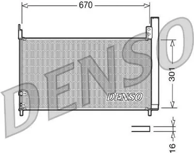 Produktbild von DENSO DCN50037 Kondensator Klimaanlage Klimakondensator für TOYOTA AURIS (NRE15, ZZE15, ADE15, ZRE15, NDE15) +Trockner