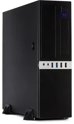 Produktbild von Inter-Tech IT-503, Mini Tower, PC, Schwarz, micro ATX, Mini-ITX, Metall, Heimbüro