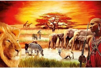Obrázek produktu pro Puzzle, 3000 dílků, La fierté du Massai, Krajina a příroda, Od 14 let, Ravensburger