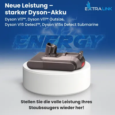Produktbild von Extralink Dyson Akku für Staubsauger V11 (Click-Typ) 25,2 V, 4000 mAh