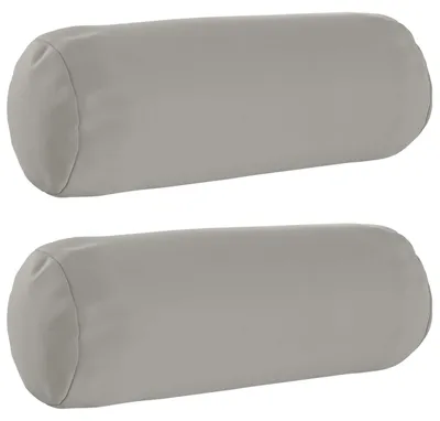 Obrázok produktu pre vidaXL Vankúšový poťah, 2 kusy, HEERLEN, sivý, priemer 15 x 40 cm, polyester