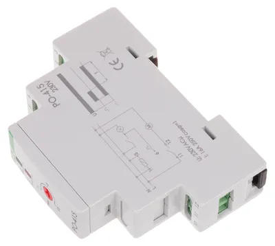 Obrázek produktu pro F&F PO-415 Časově zpožděné sestupné relé 230V AC 10A Časové relé