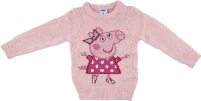 Produktbild von Peppa Wutz Pig Kinder Mädchen Strick-Pullover Oberteil   , Größe:116