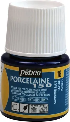 Produktbild von Pebeo Porcelaine 150, 45 ml, 18 Saphirblau